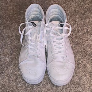 White High Top Vans